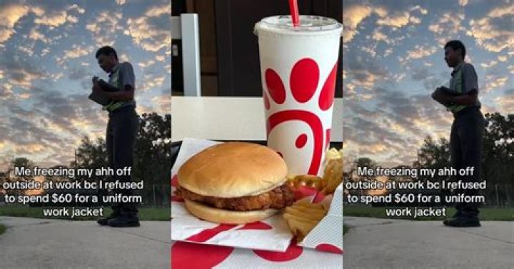 Chick-fil-A Employee Refuses to Buy Overpriced Uniform Jacket, Freezes While Working Outside