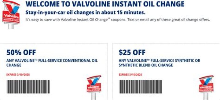 Snagging a Valvoline Coupon: Getting $25 Off Your Synthetic Oil Change
