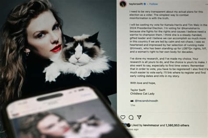 Taylor Swift Posts No Makeup Selfie With Cat (Of Course), Remains Flawless