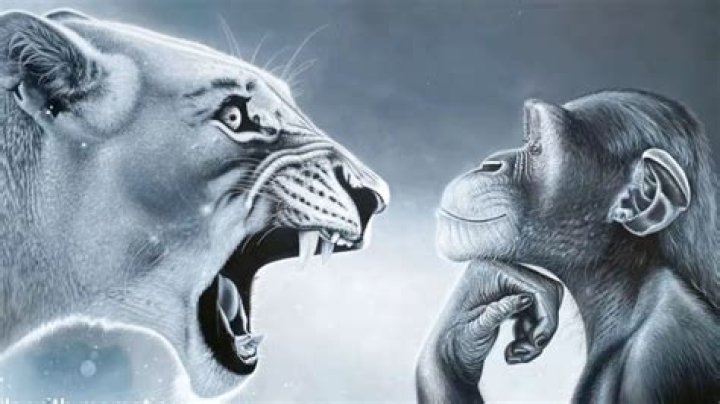 The Viral Roar: What's Behind That Lion Yelling at Monkey Pic?
